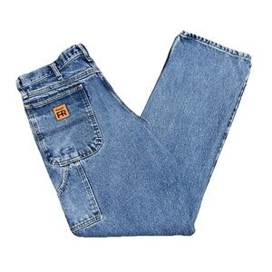 Wrangler Riggs Workwear Flame Resistant FR Denim Jeans Mens 36 x 34 Carpenter